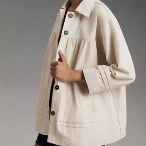 Maeve Collared Swing Jacket